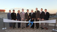 Officials hold a ceremony for the Cucamonga Valley Water District’s upgraded Lloyd W. Michael Water Treatment Plant. - Marc Steinorth, 40th Assembly District